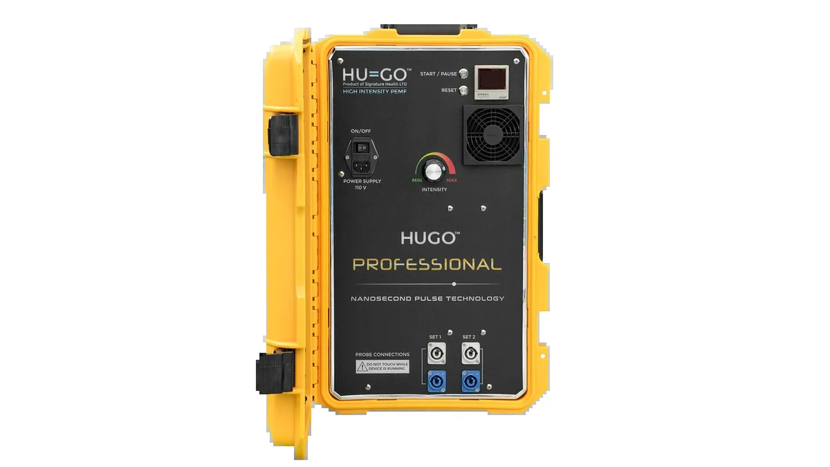 HUGO high-intensity PEMF system at Care Chiropractic in Odessa, TX